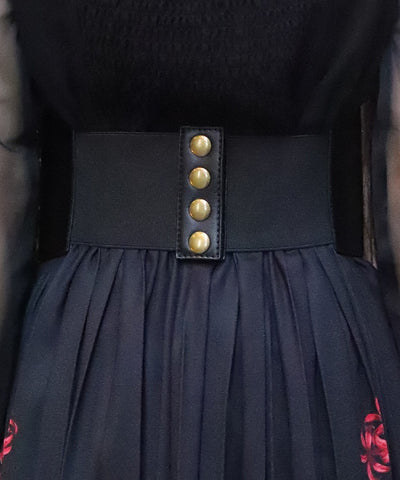 Higanbana Embroidery Corset Belt