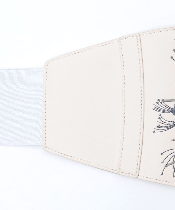 Higanbana Embroidery Corset Belt
