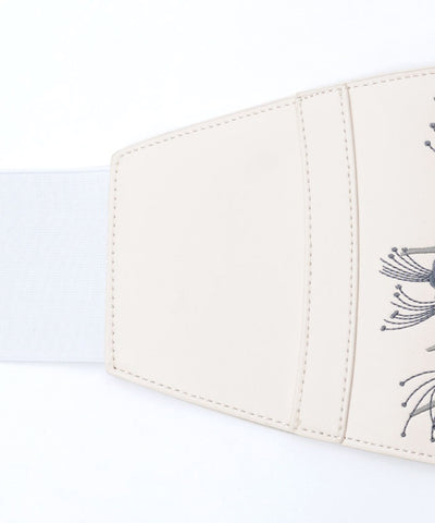 Higanbana Embroidery Corset Belt