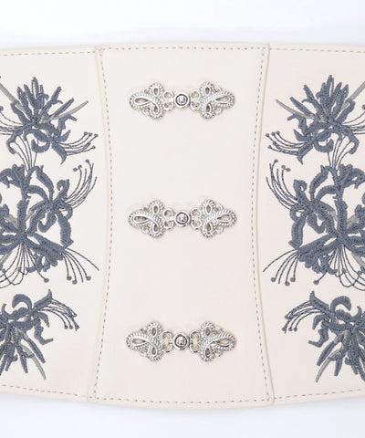 Higanbana Embroidery Corset Belt