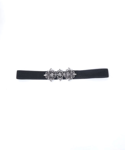 Rose Cameo Thin Elastic Belt
