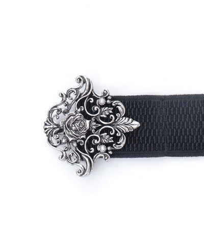 Rose Cameo Thin Elastic Belt