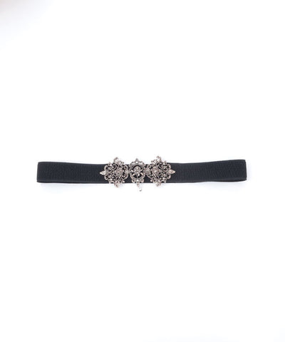 Rose Cameo Thin Elastic Belt