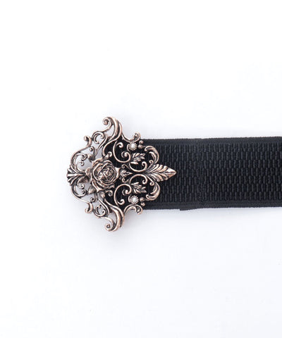 Rose Cameo Thin Elastic Belt