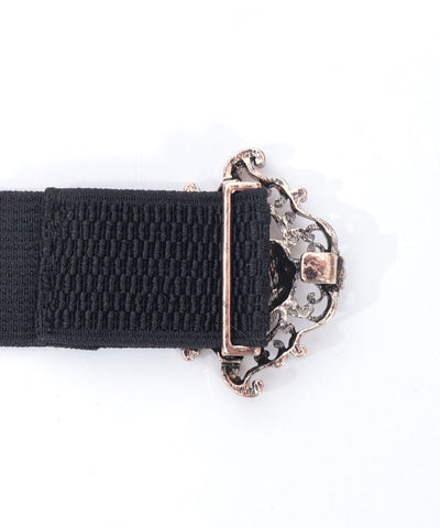 Rose Cameo Thin Elastic Belt