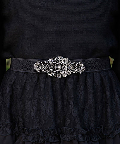 Ornament Motif Thin Belt