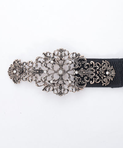 Ornament Motif Thin Belt