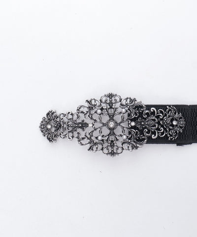 Ornament Motif Thin Belt