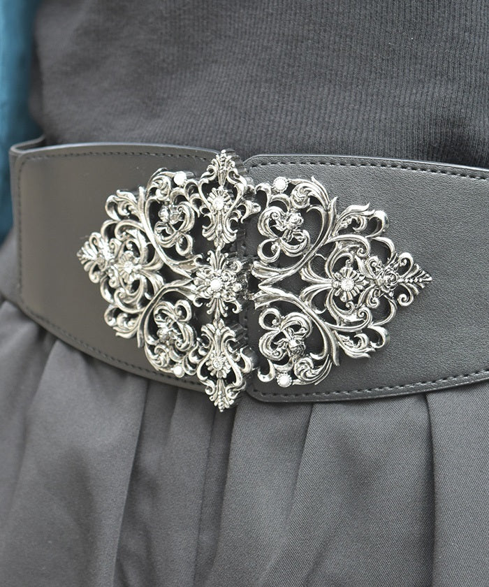 Classical Decoration Thick Width Belt