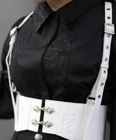 Snake Motif Harness Belt