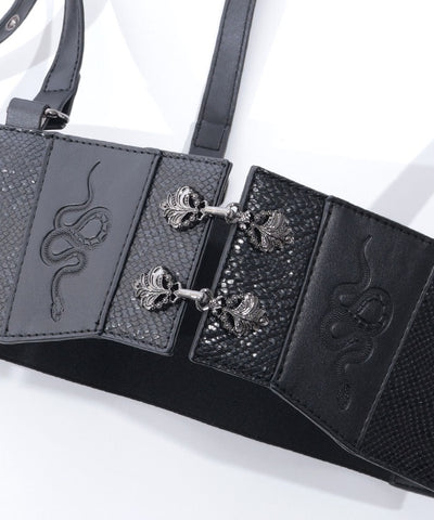 Snake Motif Harness Belt