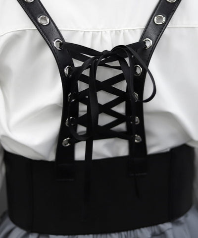 Lace-Up Harness Belt