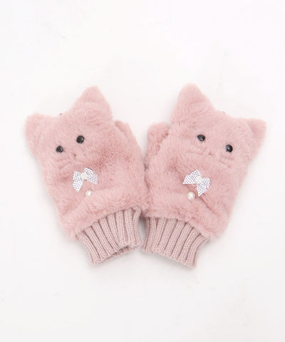 Fluffy Fur Cat Mittens