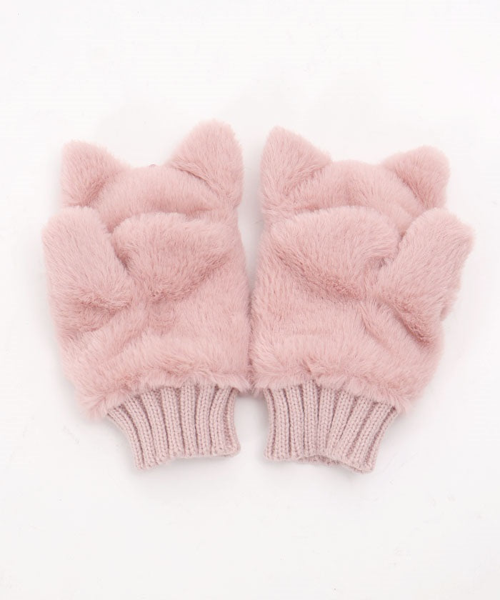 Fluffy Fur Cat Mittens