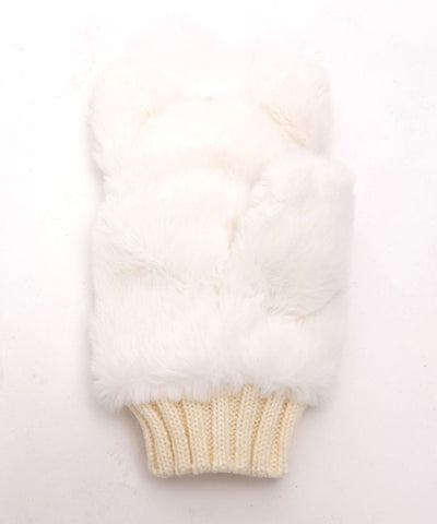 Fluffy Fur Cat Mittens