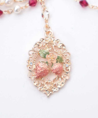 Strawberry Motif Bag Charm