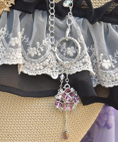 Hydrangea Brooch Bag Charm