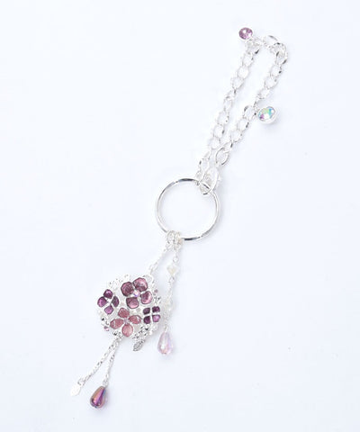 Hydrangea Brooch Bag Charm