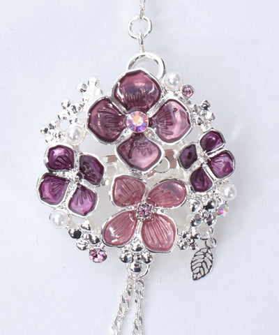Hydrangea Brooch Bag Charm