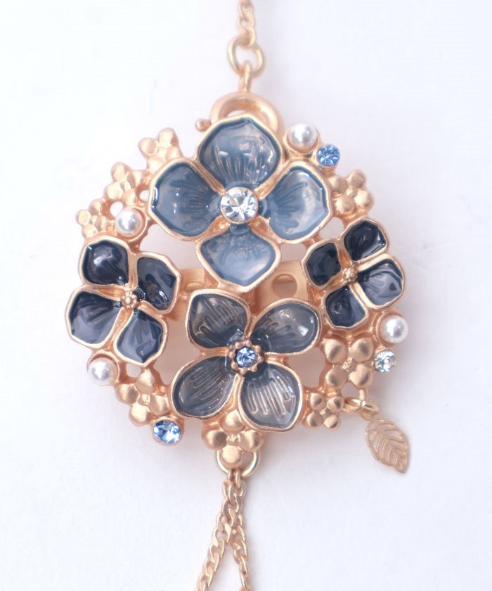 Hydrangea Brooch Bag Charm