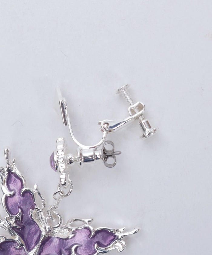 Nightmare Ribbon Pierce Earrings