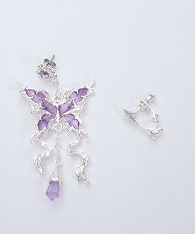 Nightmare Ribbon Pierce Earrings