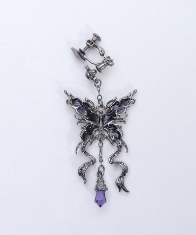 Nightmare Ribbon Pierce Earrings