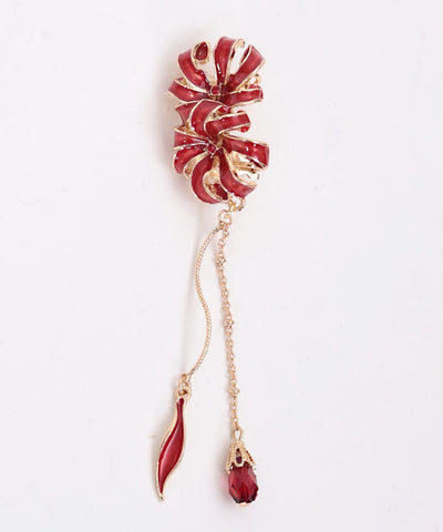 Higanbana Motif Earrings