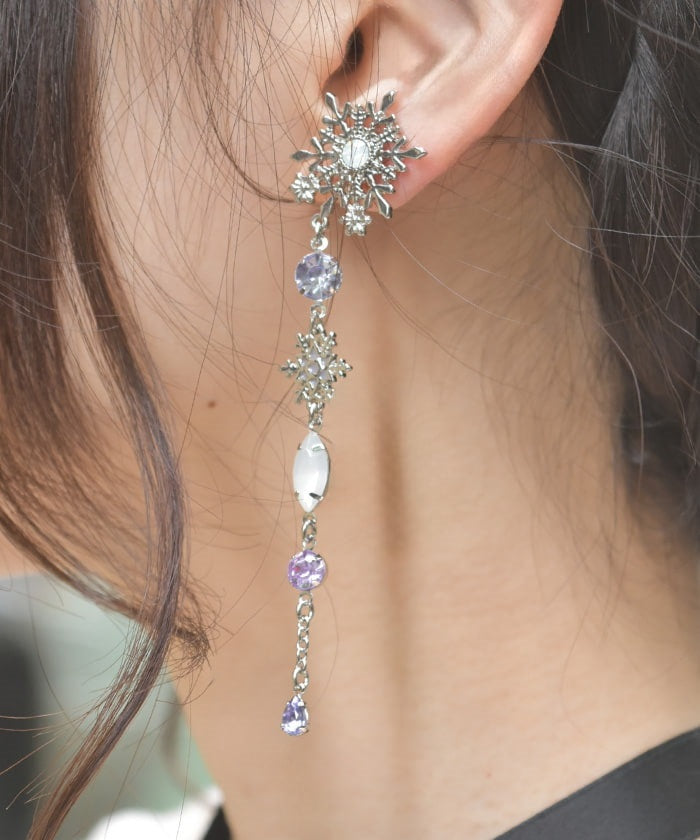 Snow Crystal Earrings