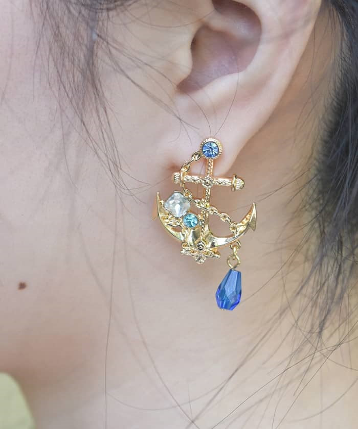 Seabed Compass Earrings