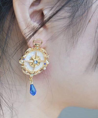 Seabed Compass Earrings