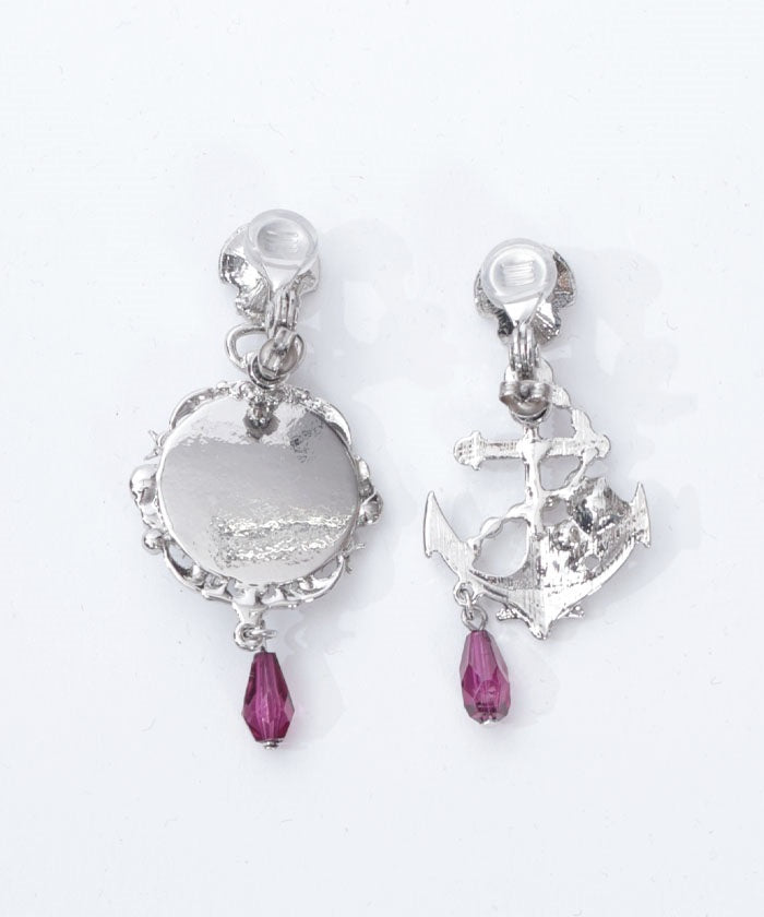Seabed Compass Earrings