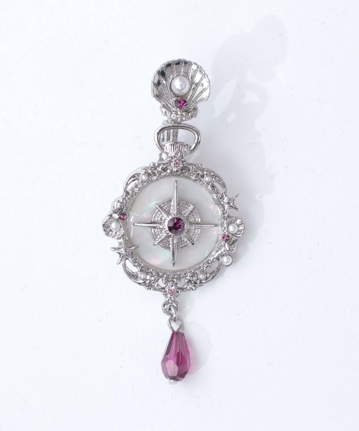 Seabed Compass Earrings