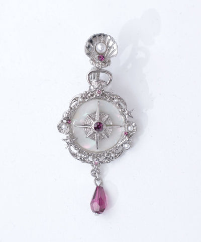Seabed Compass Earrings