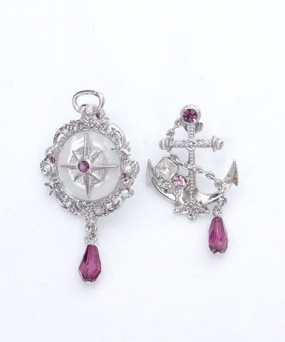 Seabed Compass Earrings