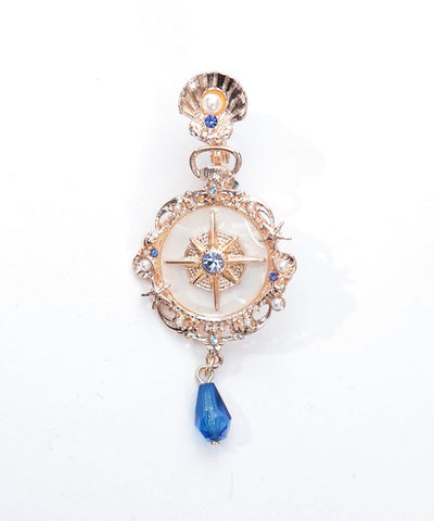 Seabed Compass Earrings