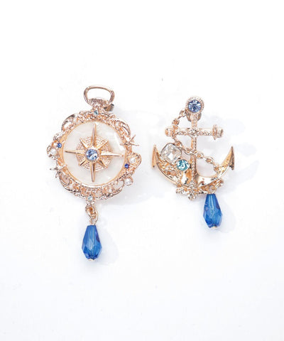 Seabed Compass Earrings