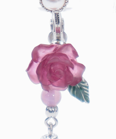 Grace Rose Pearl Earrings