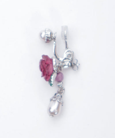 Grace Rose Pearl Earrings