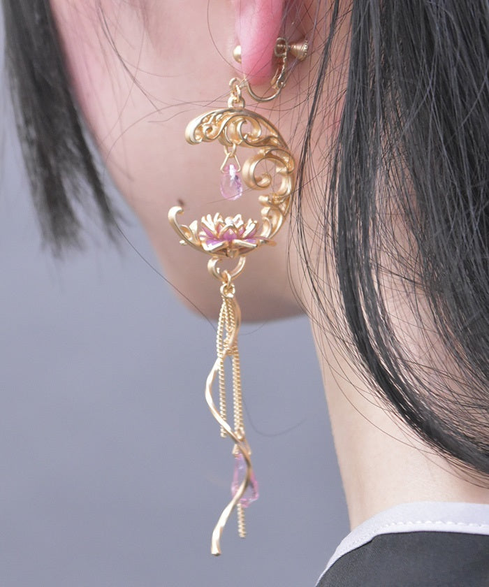 Lotus Frame Earrings