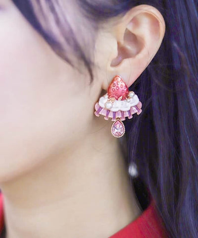 Gateau aux Fraises Earrings