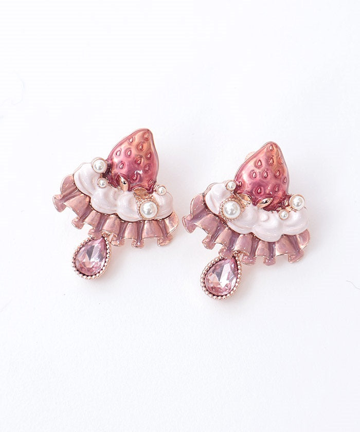 Gateau aux Fraises Earrings