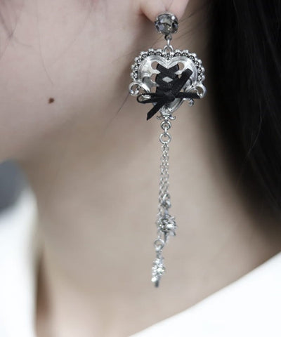 2-Way Lace-Up Pierce Earrings