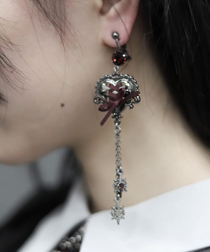2-Way Lace-Up Pierce Earrings