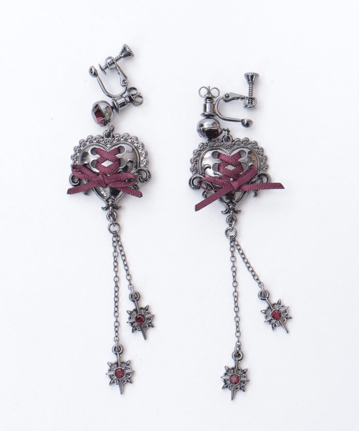2-Way Lace-Up Pierce Earrings