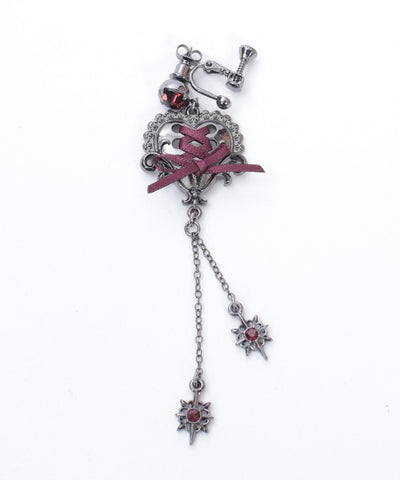 2-Way Lace-Up Pierce Earrings