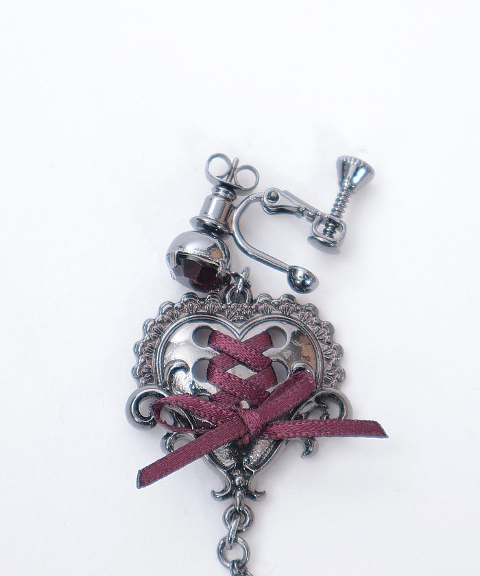 2-Way Lace-Up Pierce Earrings