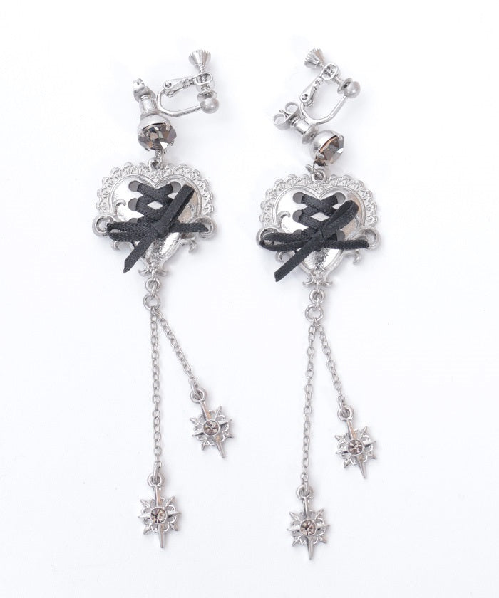 2-Way Lace-Up Pierce Earrings