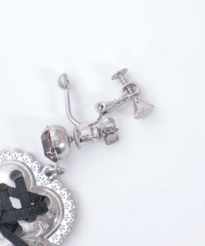 2-Way Lace-Up Pierce Earrings