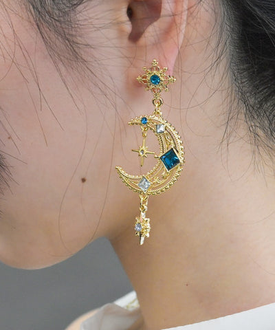 Arabian 2-Way Pierce Earrings
